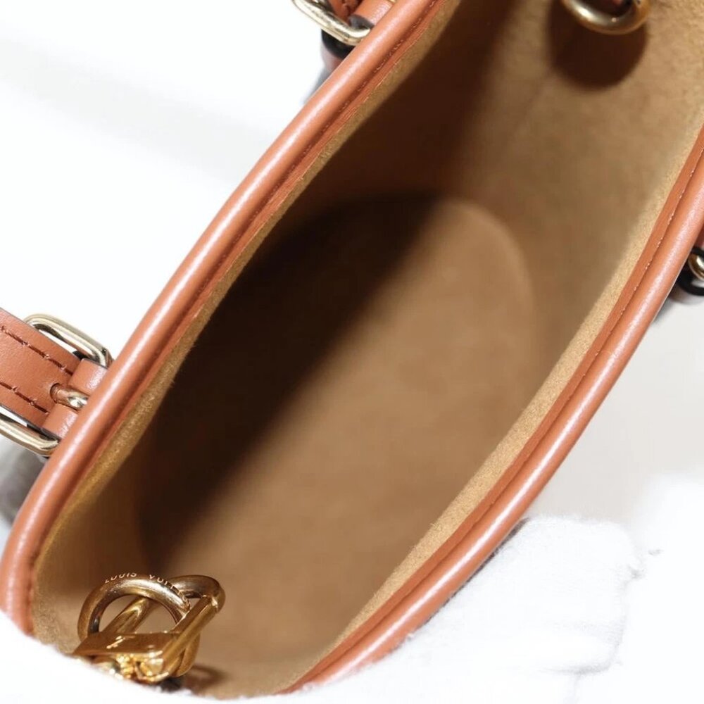 LOUIS VUITTON LV Garden Nano Bucket Shoulder Bag Beige M81724 LV Auth 130468SM - Picture 10 of 15